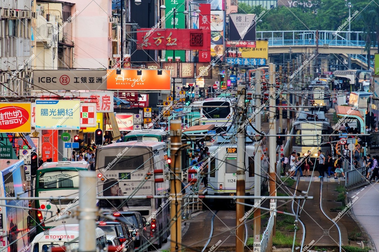 元朗の街並みとライトレール その⑨