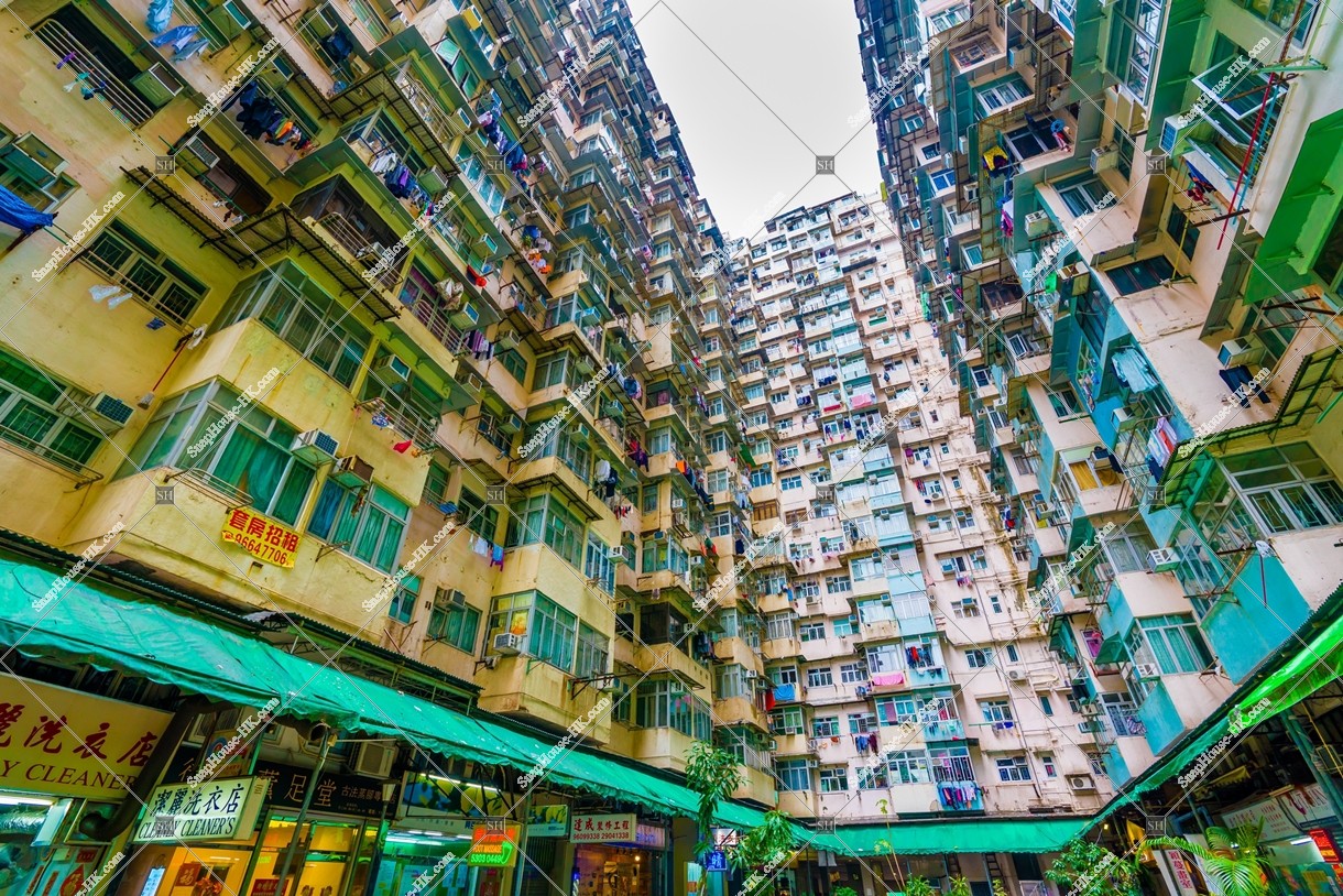 鰂魚涌の街並み