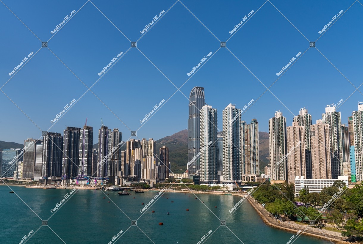 荃灣の高層マンション・ビルの風景 その①