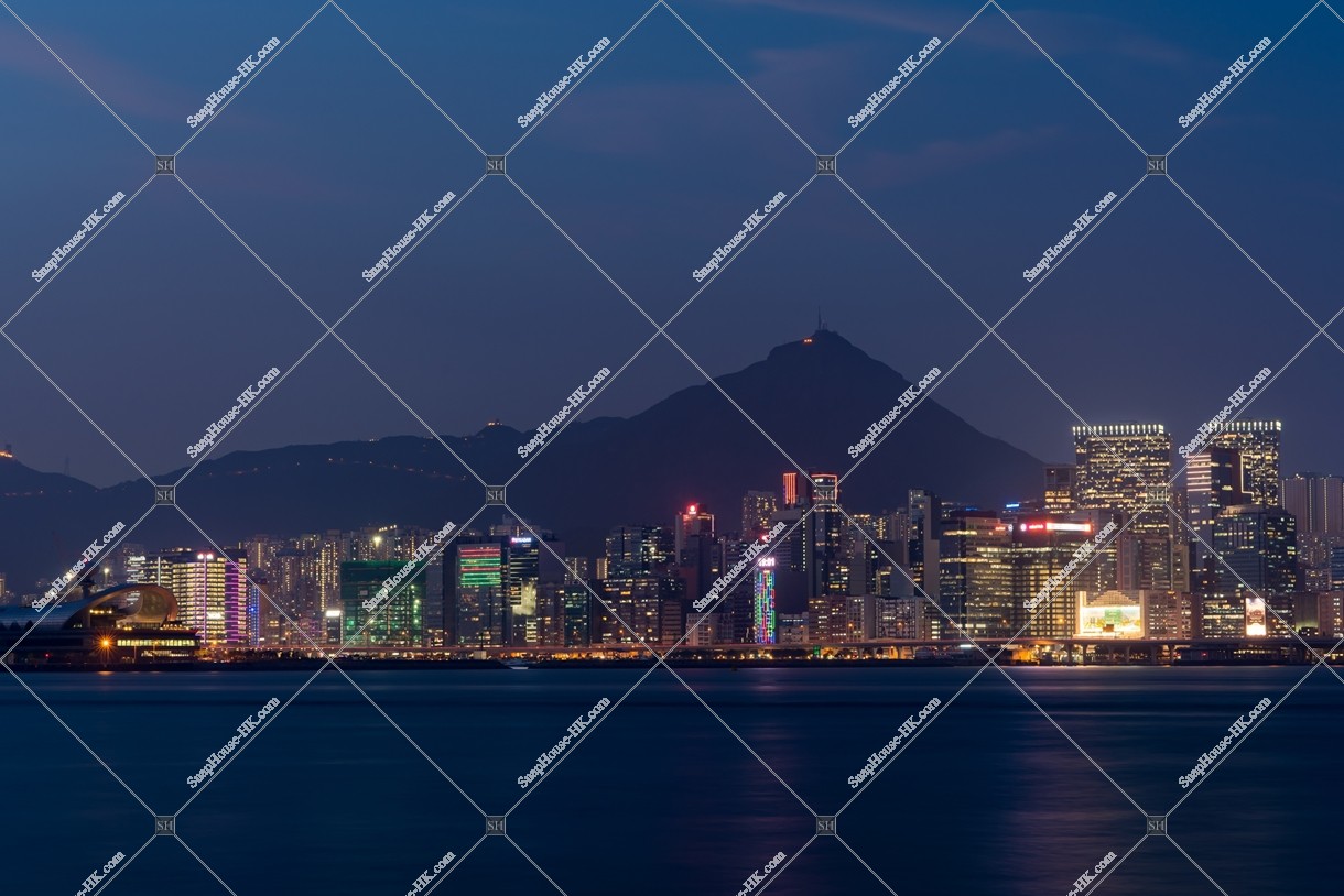 觀塘のビル群の夜景 その②