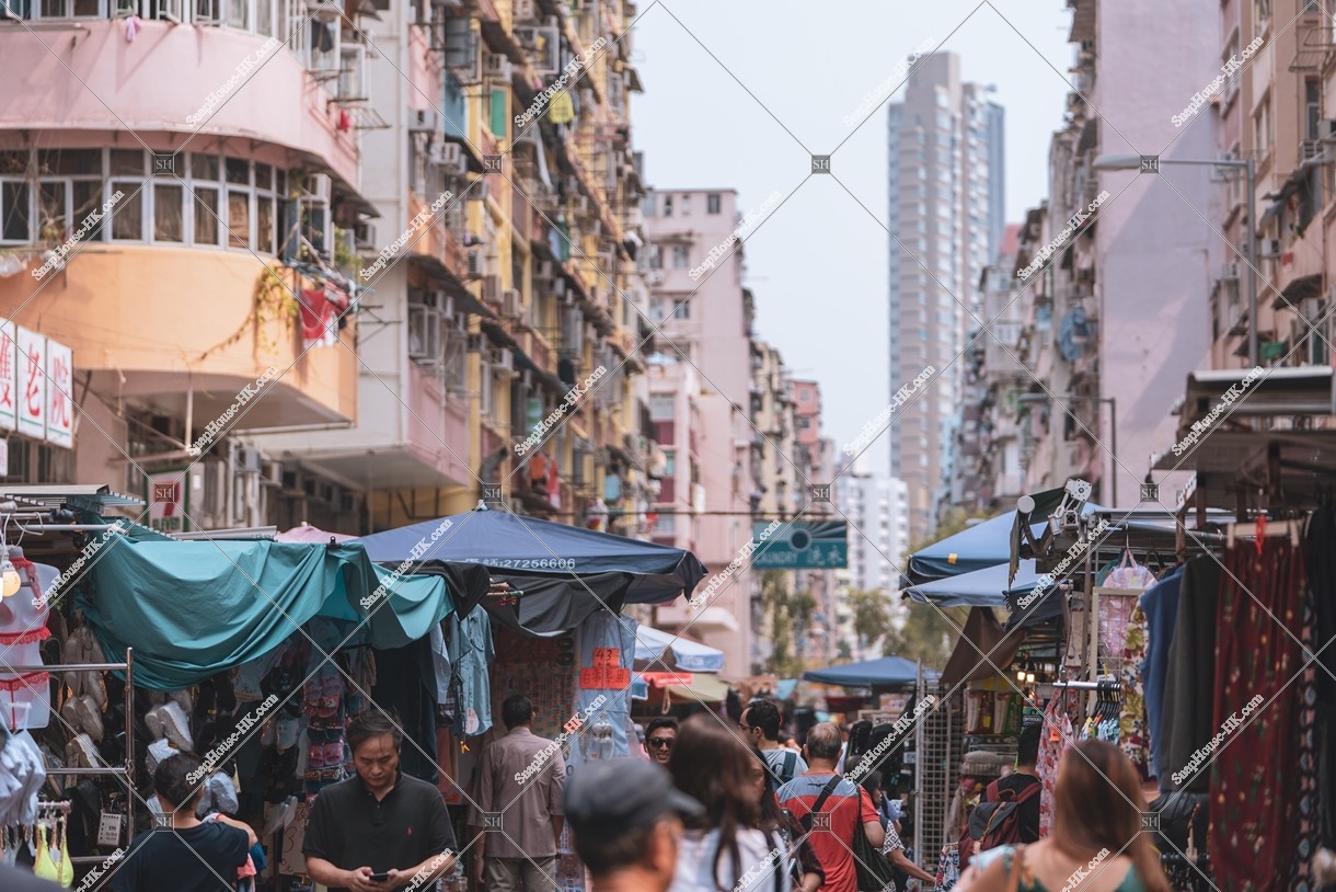 深水埗 古い街並みと露天マーケット その④