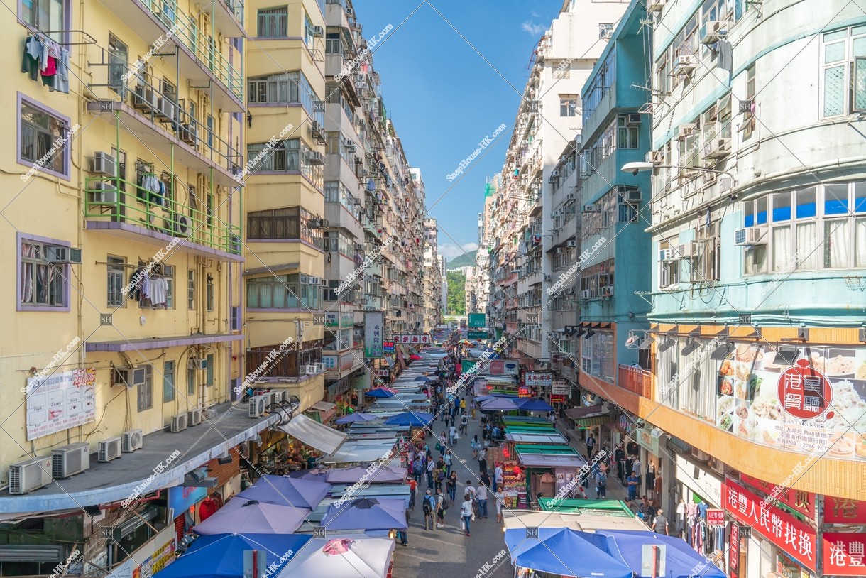 旺角 花園街の街並みの風景 その⑪
