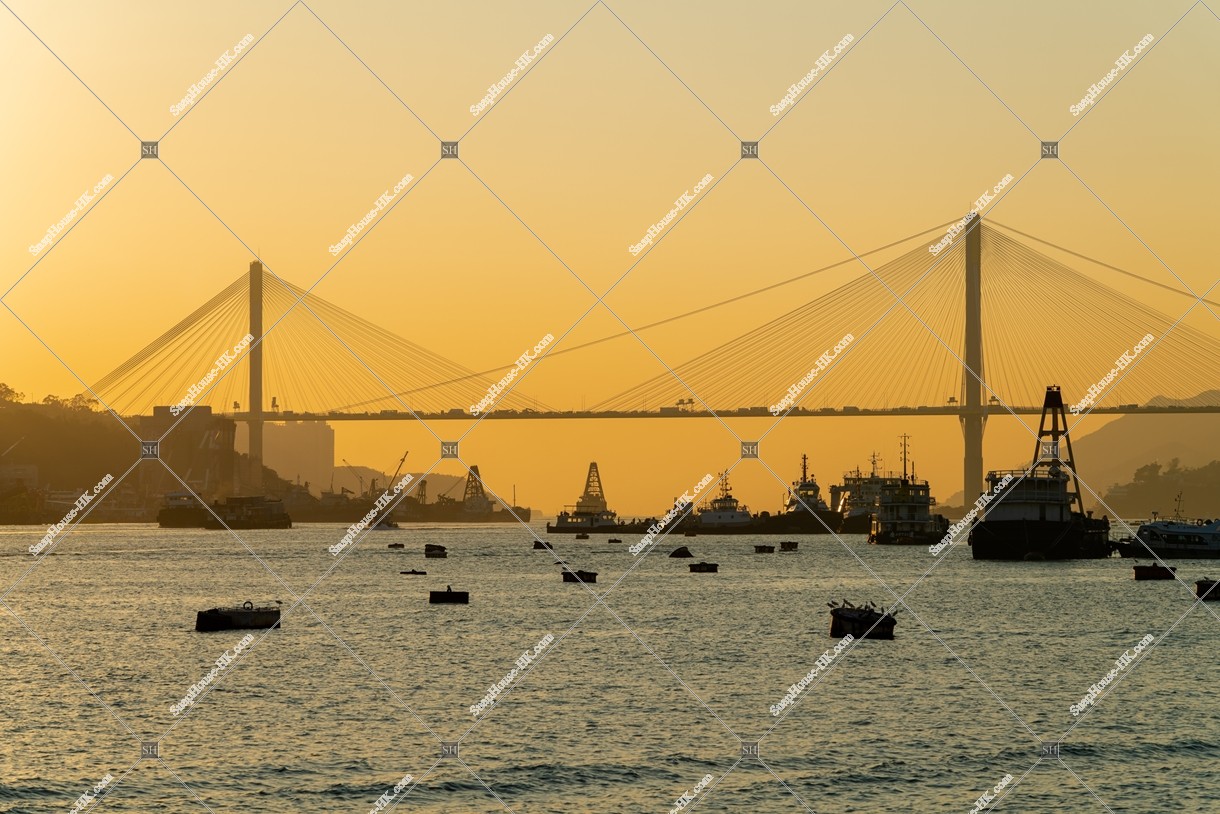 汀九橋と東灣の夕景 その⑤