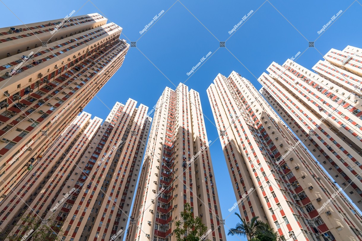 九龍灣にあるマンション群の風景 その①