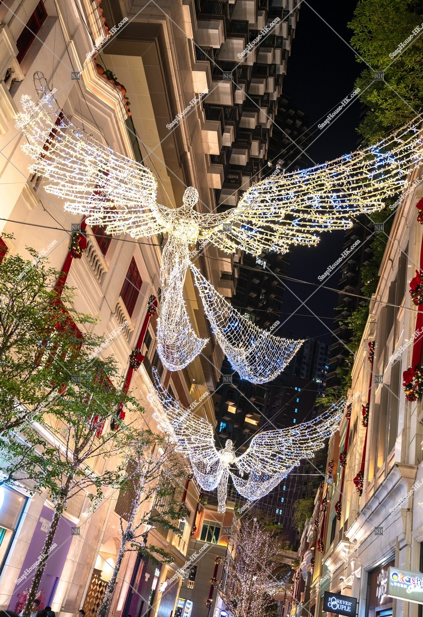 灣仔 利東街のクリスマスライトアップ その②