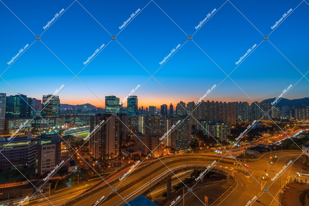 夕方の九龍灣の街並みの風景 その⑥