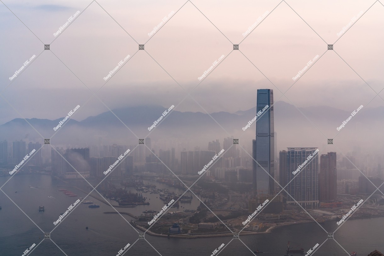 ヴィクトリア・ピークから見る西九龍と雲海 その③