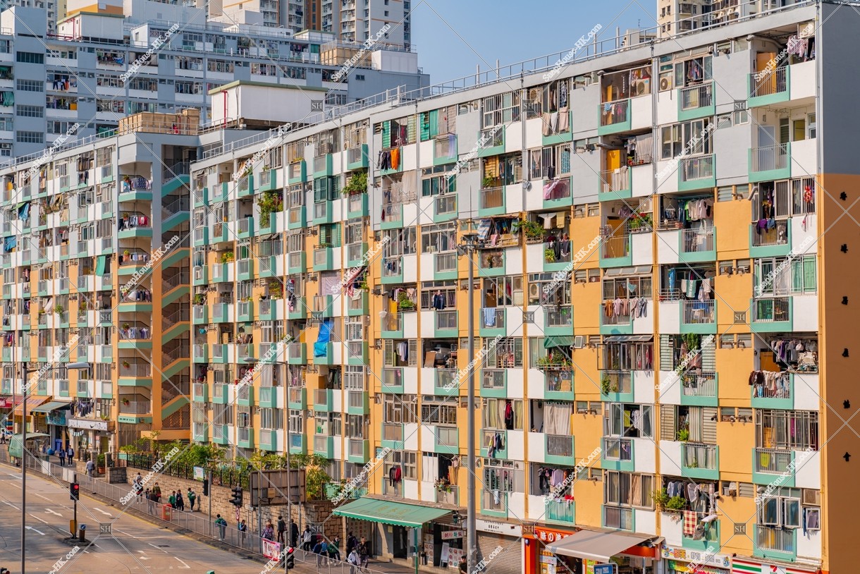 牛頭角 公共住宅「觀塘花園大廈」 その②