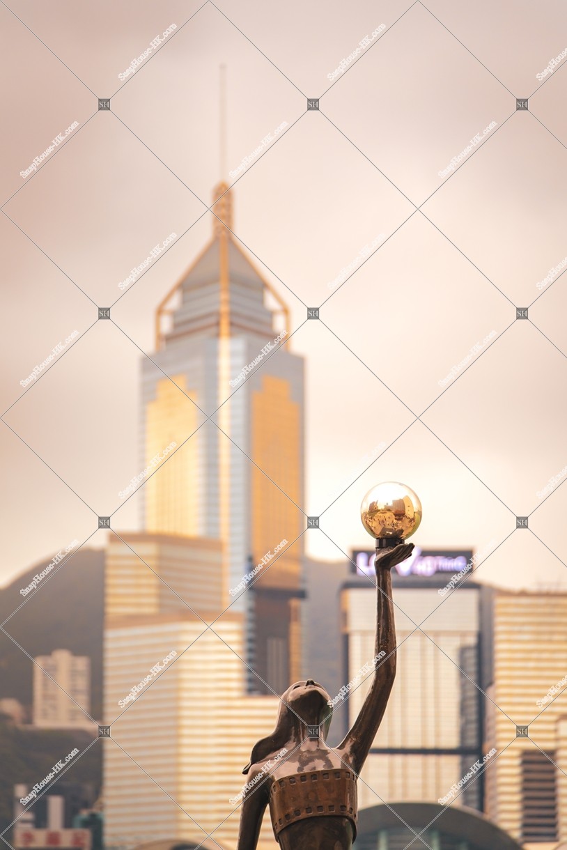 尖沙咀 アベニュー・オブ・スターズ 香港映画の銅像