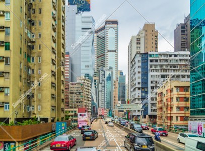 銅鑼灣 堅拿道天橋（鵝頸橋）の風景 その①