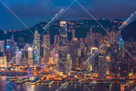 セントラル(中環)の高層ビル群の風景 その⑥