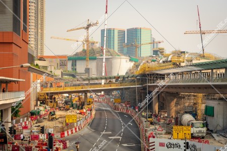 建設中の西九龍駅 その⑪