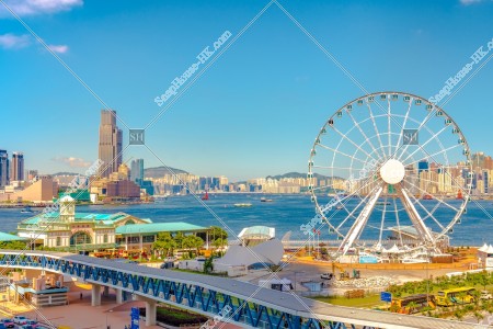 セントラル（中環） 香港観覧車とフェリー乗り場 その③