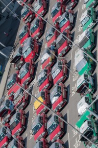 香港国際空港 赤タクシー(市区タクシー)と緑タクシー(新界タクシー) その④