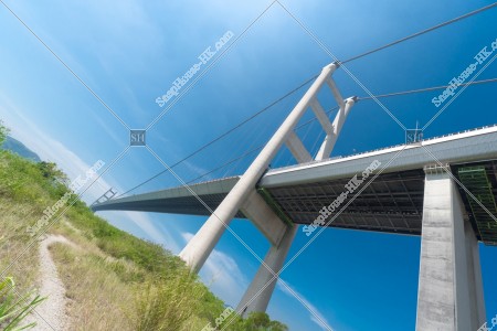 青馬大橋と青空 その④