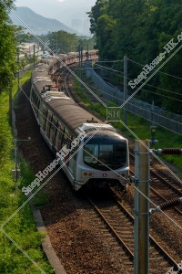 MTR 東鉄線（東鐵綫） 走行中の列車