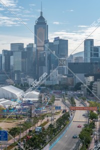 香港フォーミュラ（HK Formula E） サーキットと湾仔(灣仔)の風景 その④