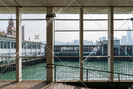 尖沙咀 スターフェリー乗り場から見る風景