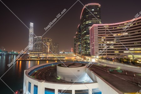 尖沙咀 ハーバーシティから見る夜景