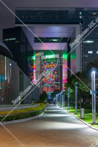 金鐘(アドミラリティ)  政府總部の旧正月の夜景 その②