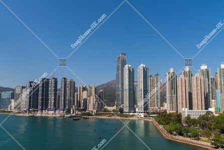 荃灣の高層マンション・ビルの風景 その①