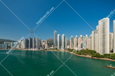 荃灣の高層マンション・ビルの風景 その②