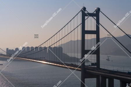 青馬大橋の昼の風景 その④