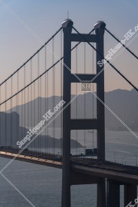 青馬大橋の昼の風景 その⑥