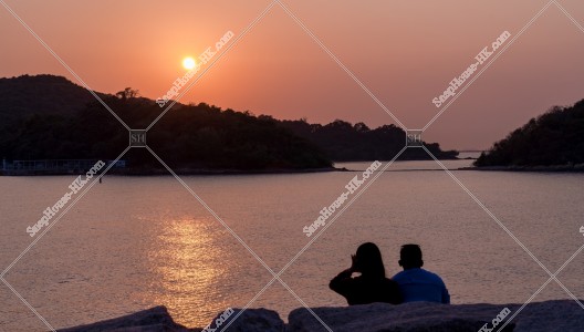 欣澳から見る夕方の景色 その⑤
