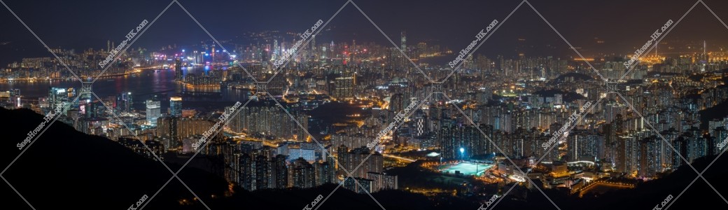 飛鵝山から見る香港の夜景 その⑥