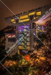 山頂凌霄閣(ピーク・タワー)の夜景 その②