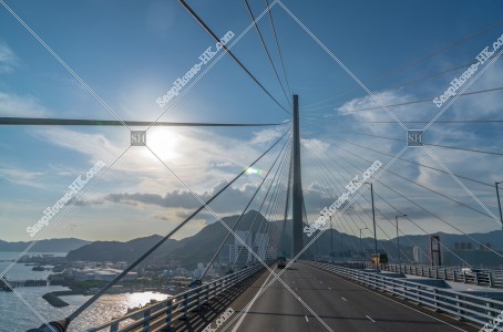 昂船洲大橋(ストーンカッターズ橋)の風景 その②