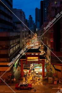 佐敦 廟街のナイトマーケットの風景 その④