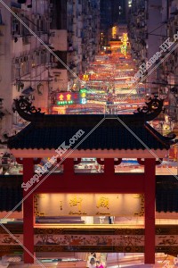 佐敦 廟街のナイトマーケットの風景 その⑦