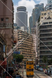 湾仔(灣仔)の街並みと香港トラム その①