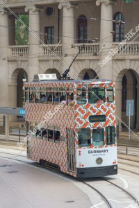 セントラル(中環)を走行する香港トラム その③