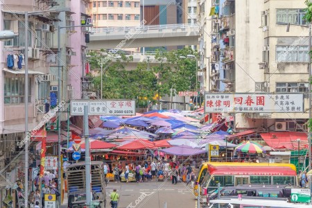 筲箕灣 マーケットの様子 その③