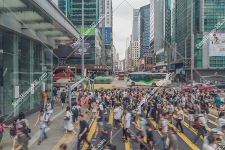 旺角 彌敦道(ネイザンロード)の街並みの風景 その②