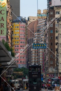 湾仔(灣仔) 街並みの風景と香港トラム その③