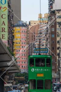 湾仔(灣仔) 街並みの風景と香港トラム その④