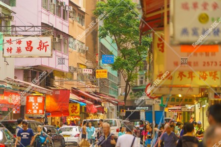 湾仔(灣仔) 昔ながらの商店街の風景 その③