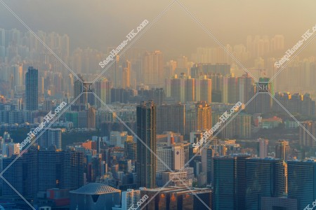 九龍の早朝の風景