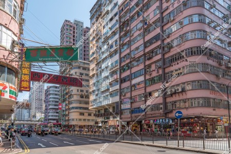 旺角 亞皆老街の街並みの風景 その④