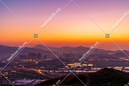 元朗の郊外の夕景 その③