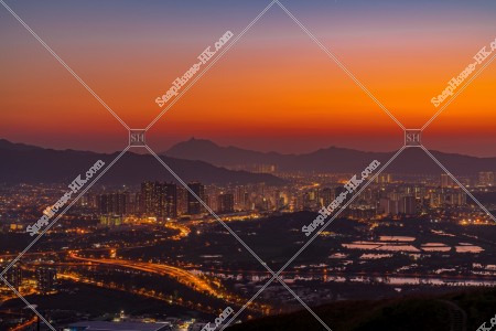 元朗の郊外の夕景 その④