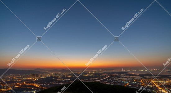 元朗の郊外の夕景 その⑤
