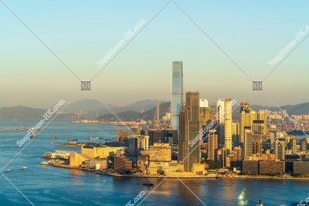 朝の九龍半島の風景 その①