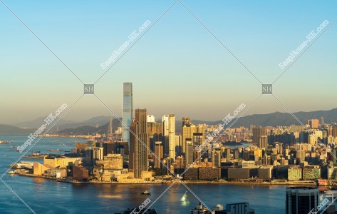 朝の九龍半島の風景 その②