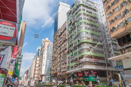 油麻地 彌敦道（ネイザンロード）の街並みの風景 その㉕
