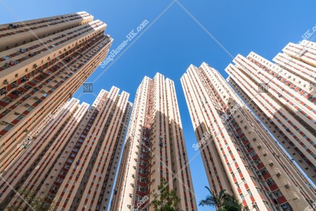 九龍灣にあるマンション群の風景 その①